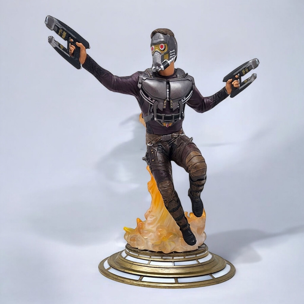 Rare Diamond Select Masked Marvel Star- Lord Guardians Of The Galaxy Statue 11"